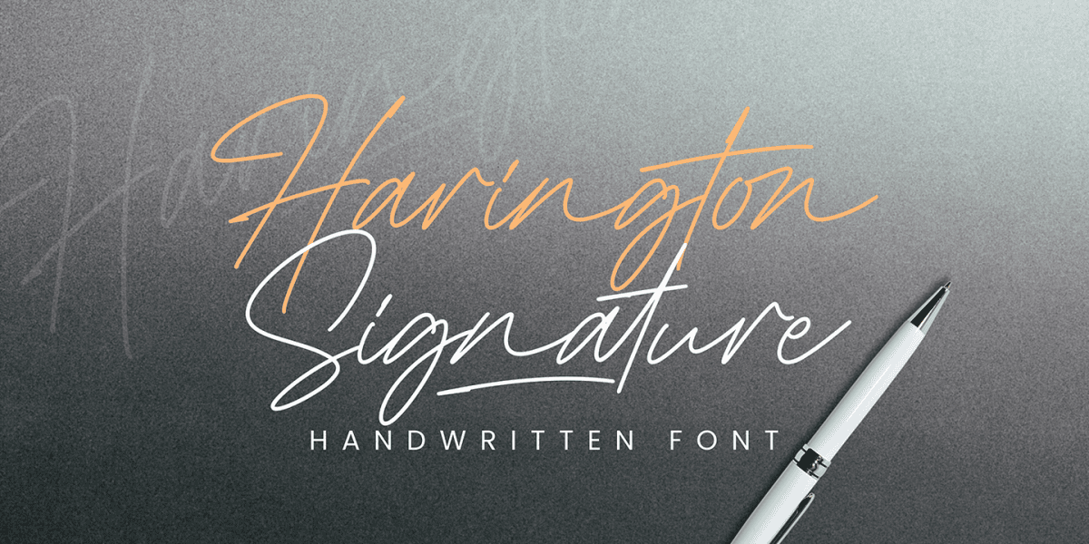 Harington Signature_DEMO Font · 1001 Fonts
