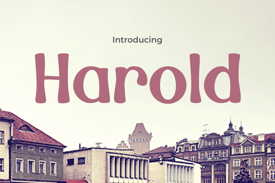 Harold Font · 1001 Fonts