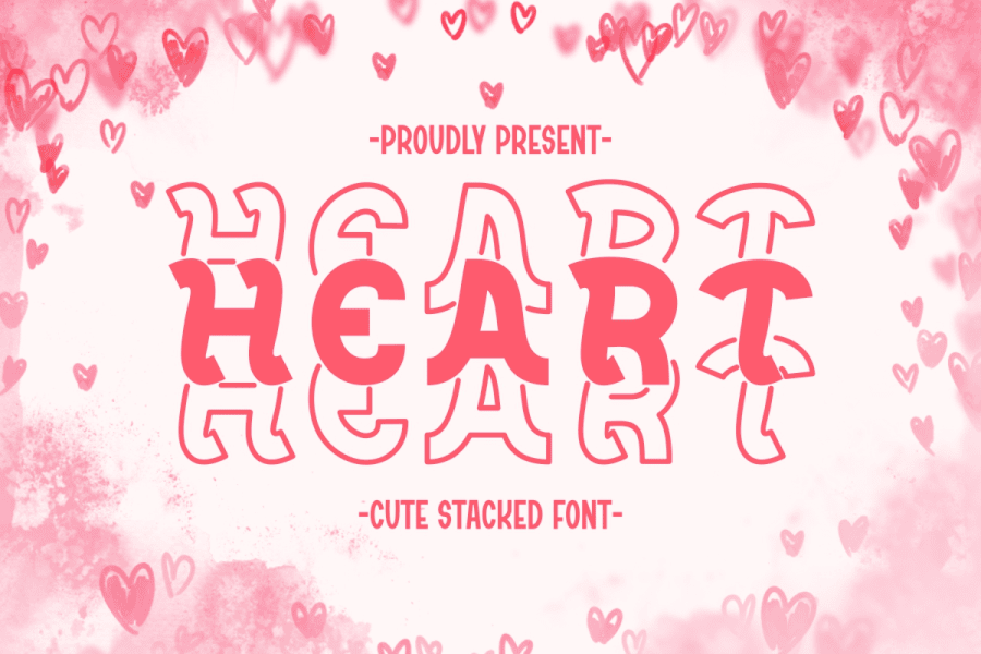 Heart Font · 1001 Fonts