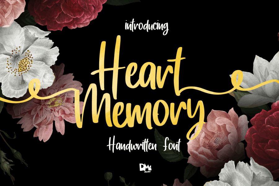 Heart Memory Font · 1001 Fonts