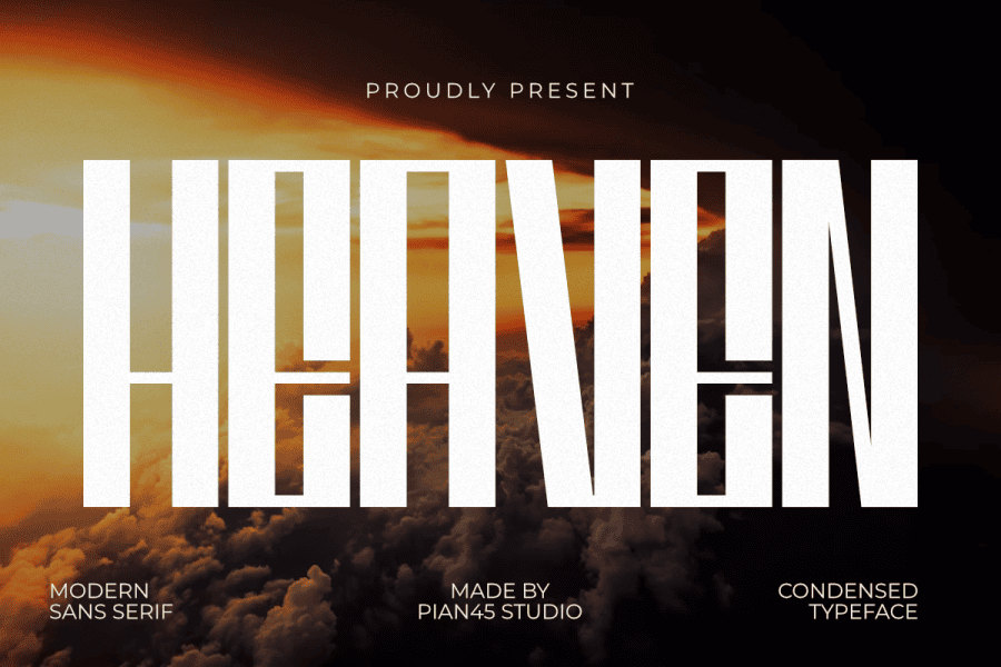 Heaven Font · 1001 Fonts