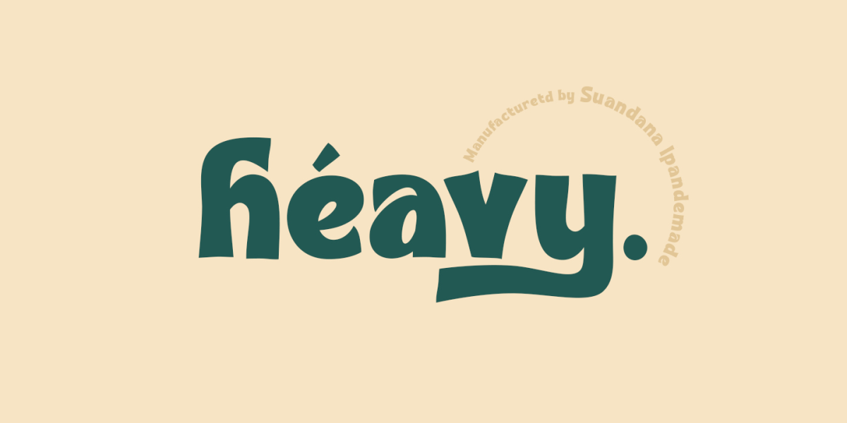 Heavy DEMO Font · 1001 Fonts