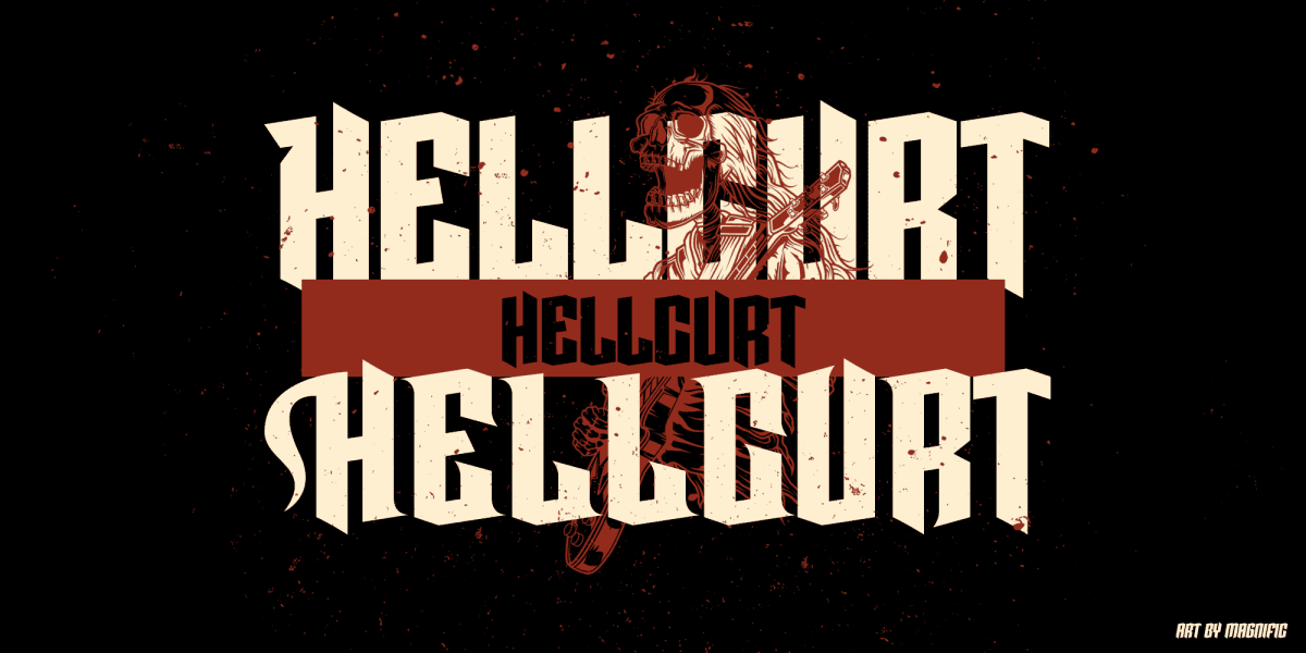 Hellcurt Font Family 1001 Fonts