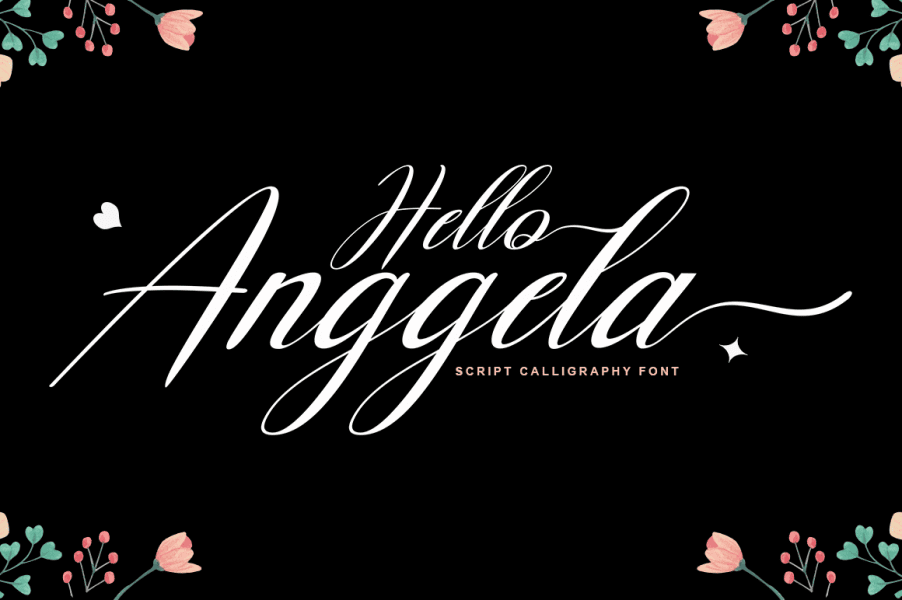 Hello Anggela Font · 1001 Fonts