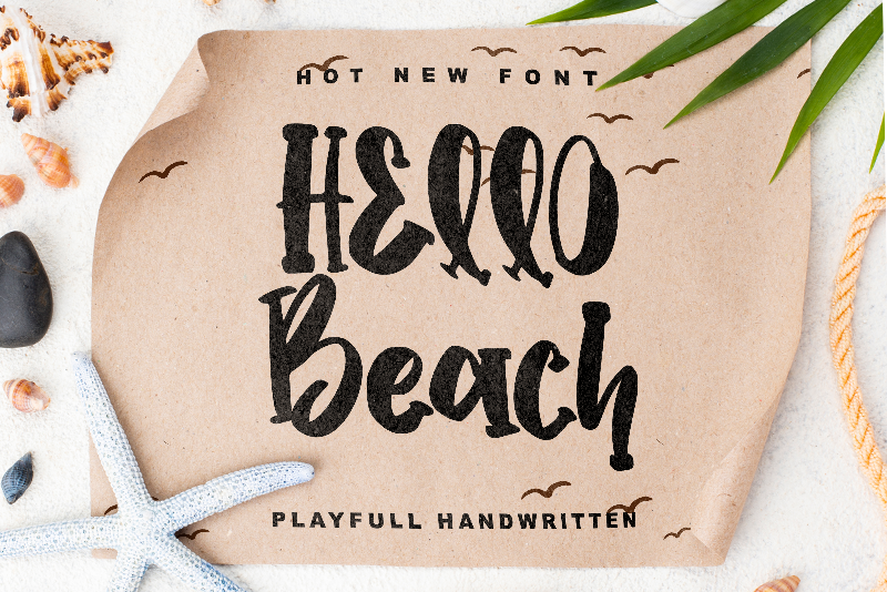Hello Beach - personal use illustration 2