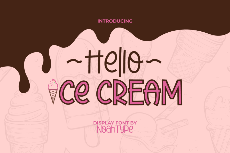 Bad Ice Cream Demo Regular Font