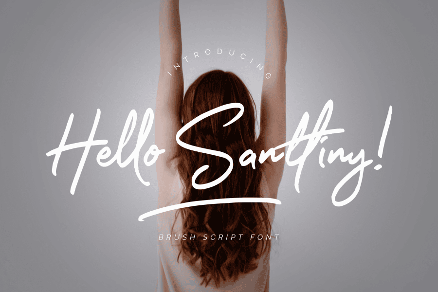 Hello Santtiny Font · 1001 Fonts