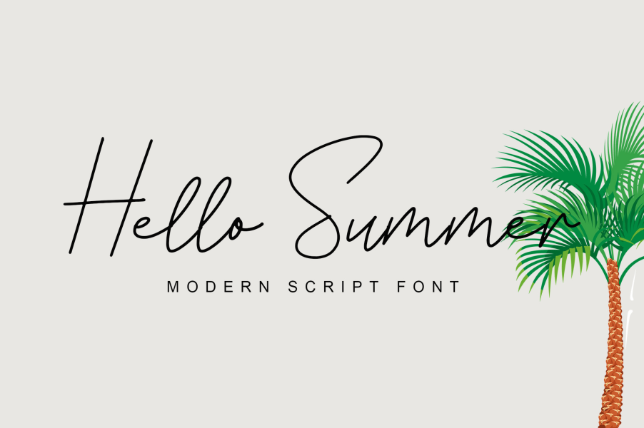 Hello Summer Font · 1001 Fonts