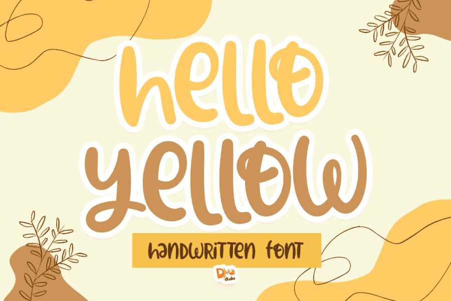 Hello Yellow Font · 1001 Fonts