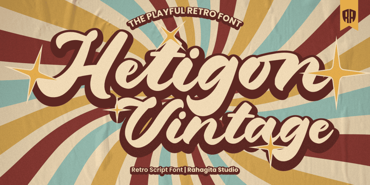 Hetigon Vintage Font · 1001 Fonts