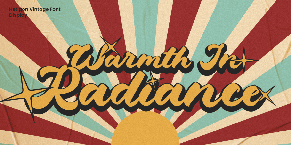 Hetigon Vintage Font · 1001 Fonts