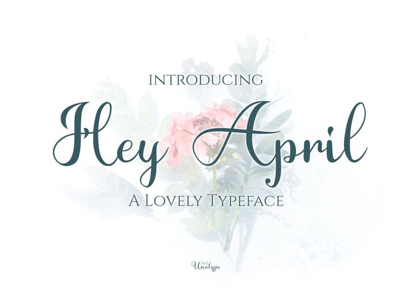Hey April Font · 1001 Fonts