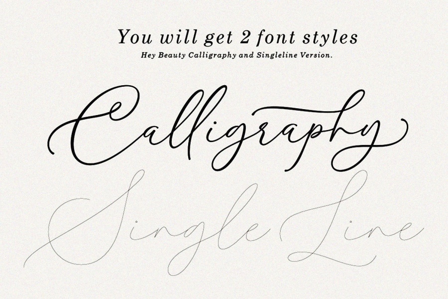 Hey Beauty Font · 1001 Fonts