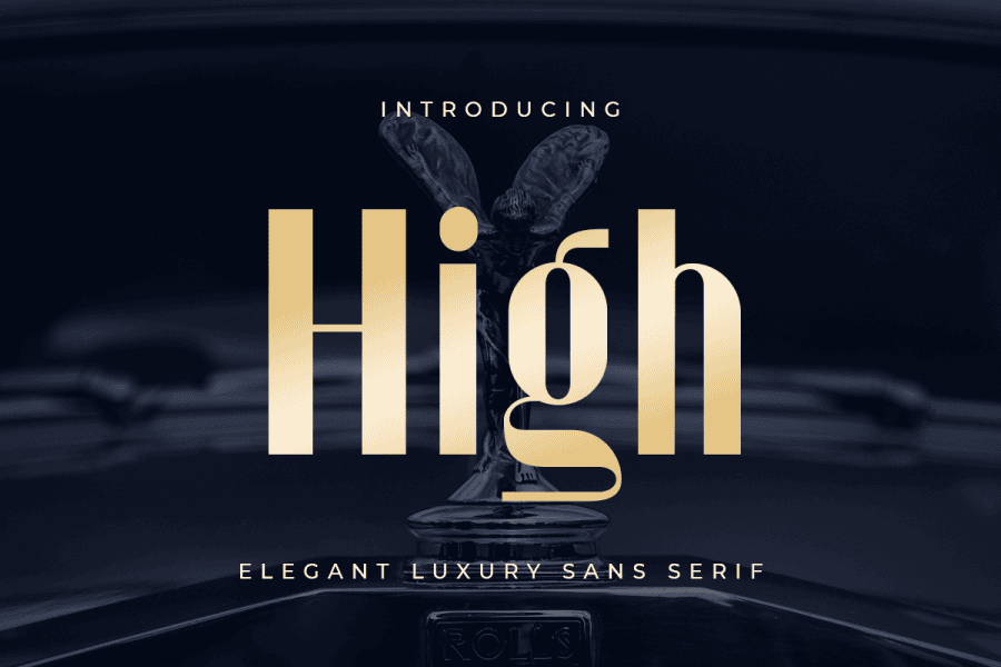 High Sans Serif Font · 1001 Fonts