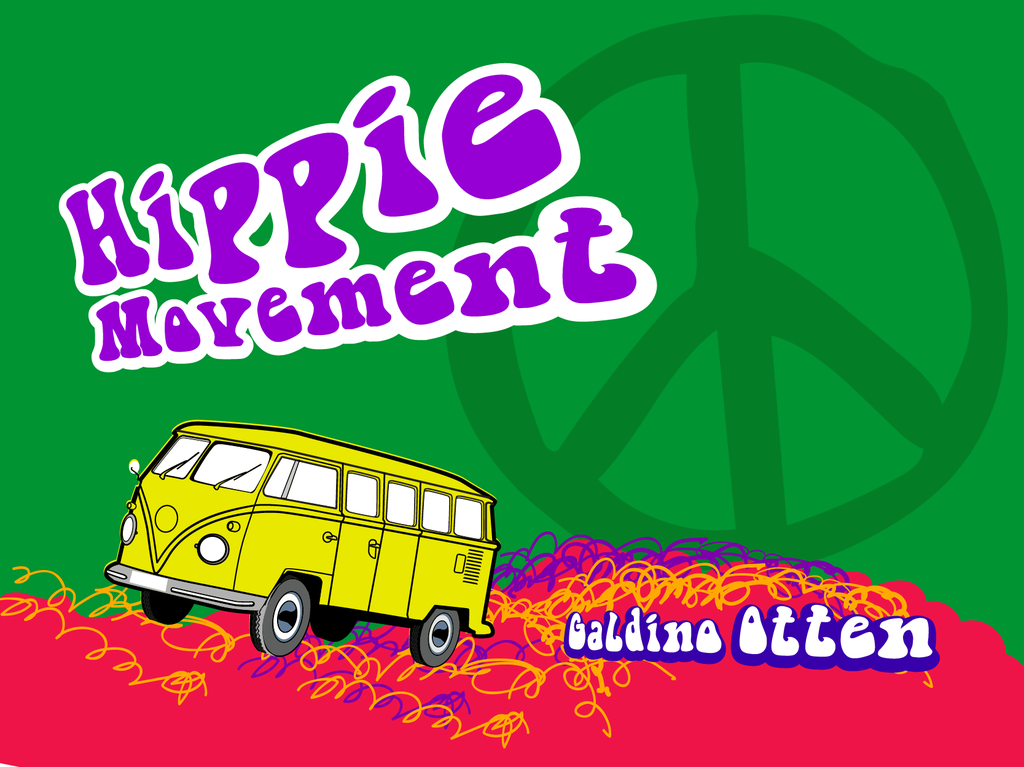 Hippie movement illustration 1