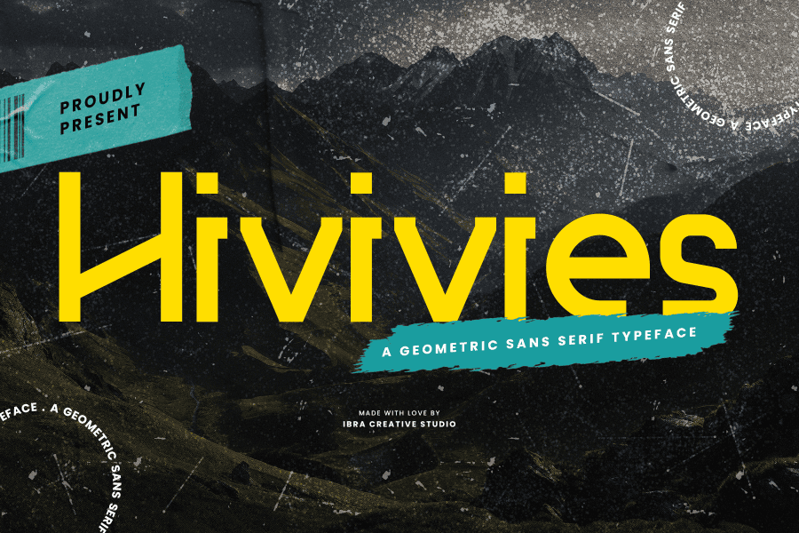 Typography Lettering Font 4 Free Canva, Blocky, Bold Fonts · 1001 Fonts