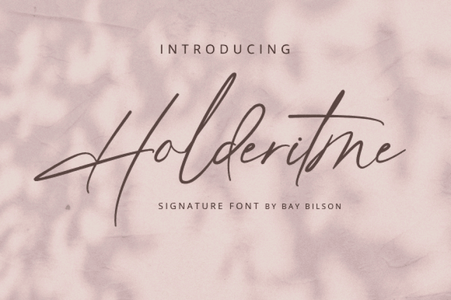 Holderitme Font · 1001 Fonts
