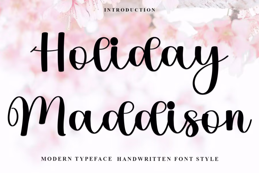 Holiday Maddison by FreshType INK — Free Font Download | NoBadFonts