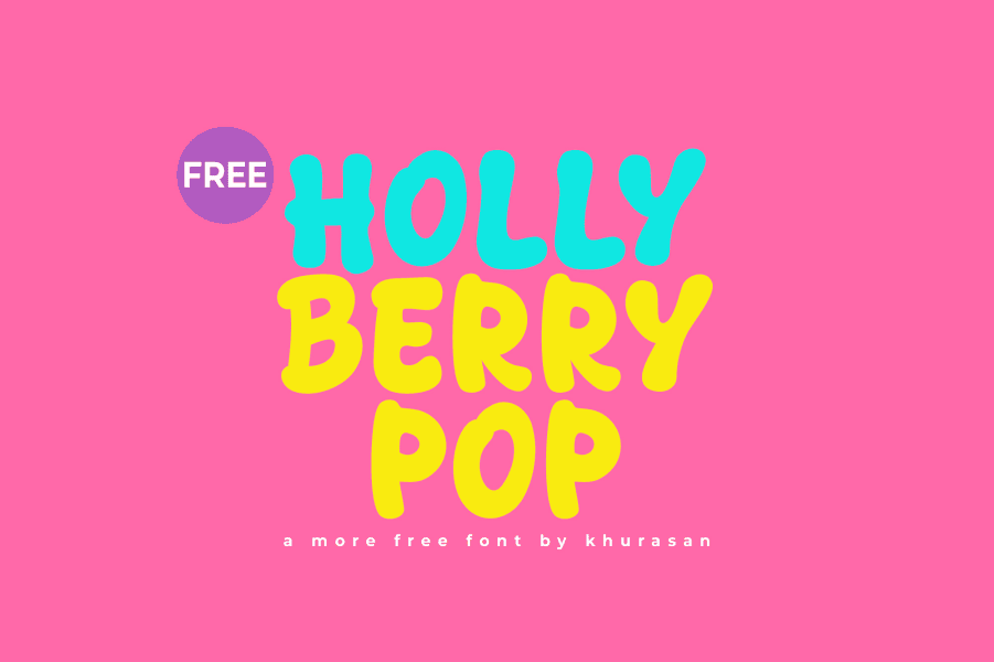 Holly Berry Pop Font · 1001 Fonts