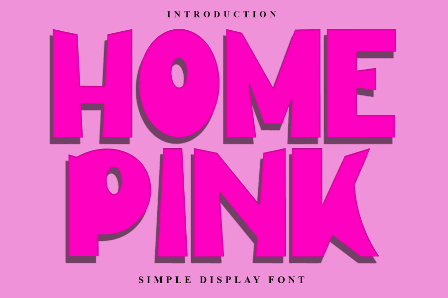 Pink Computer Fonts Home Pink Font · 1001 Fonts