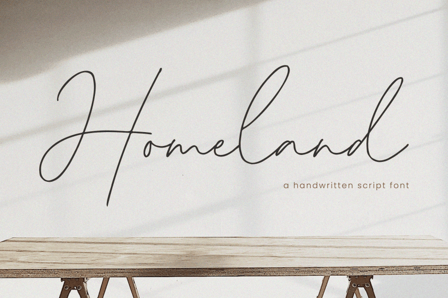 Homeland Font · 1001 Fonts