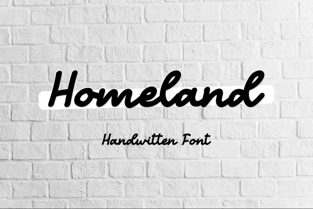 Homeland Italic illustration 1
