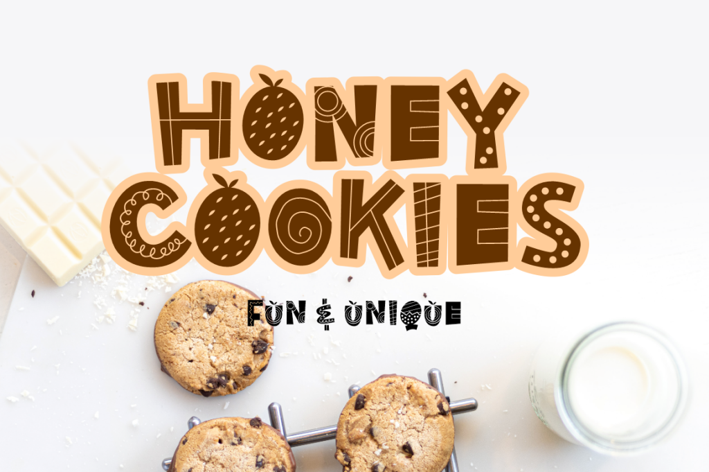 Honey cookies illustration 2