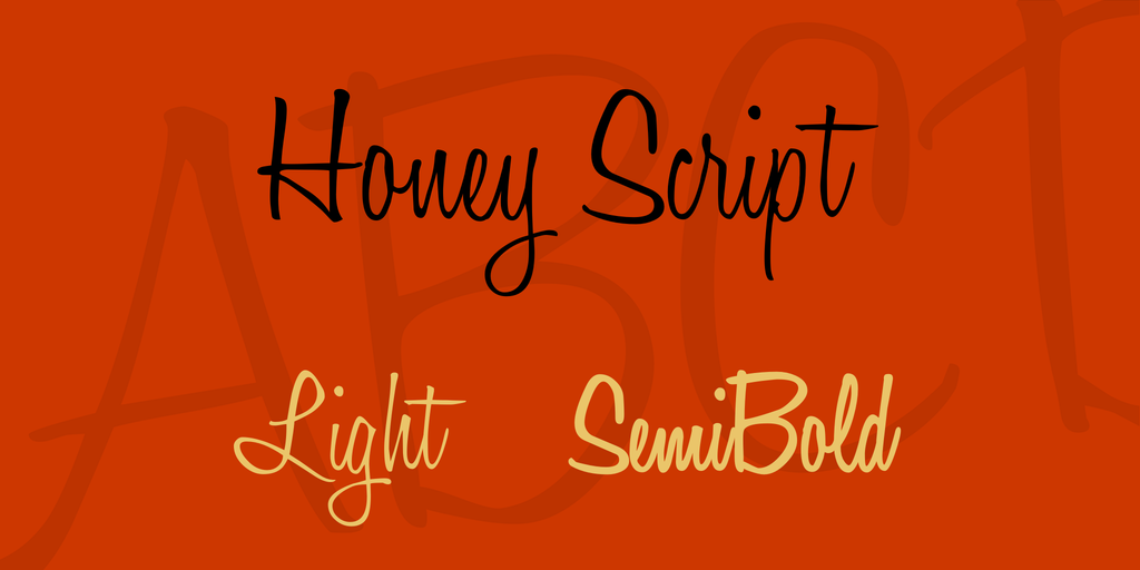 Honey Script illustration 1