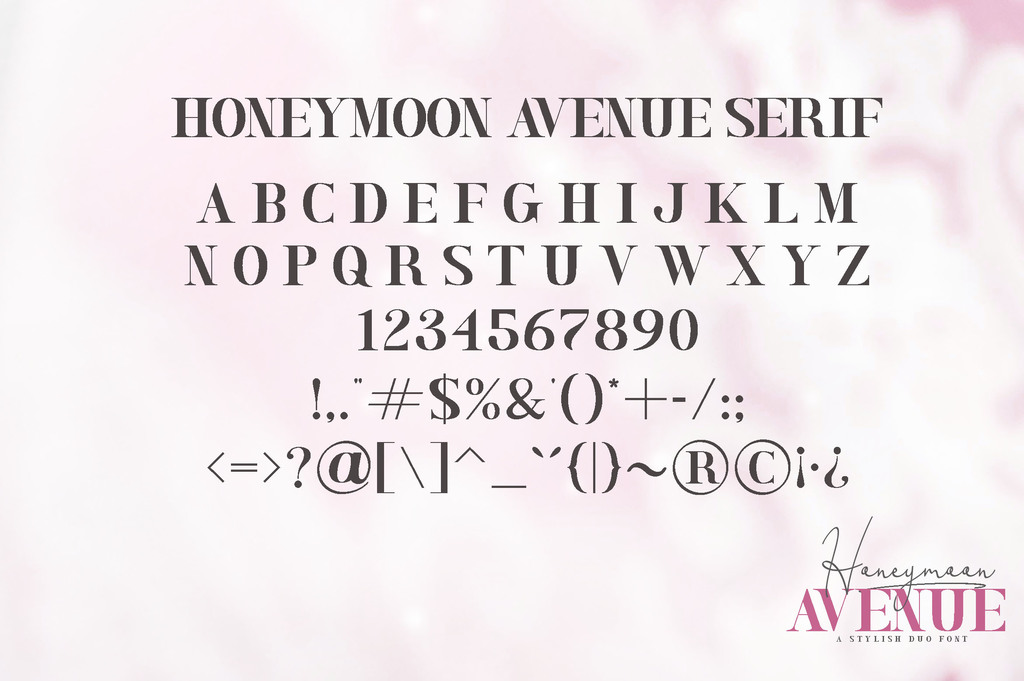 Honeymoon Avenue Serif illustration 12