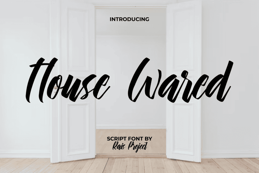 House Wared Demo Font · 1001 Fonts