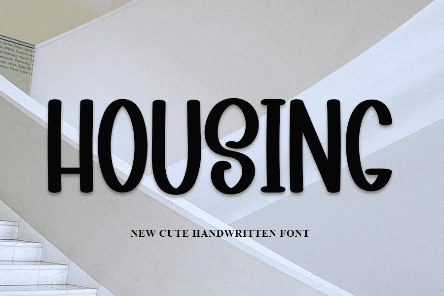 Housing Font · 1001 Fonts