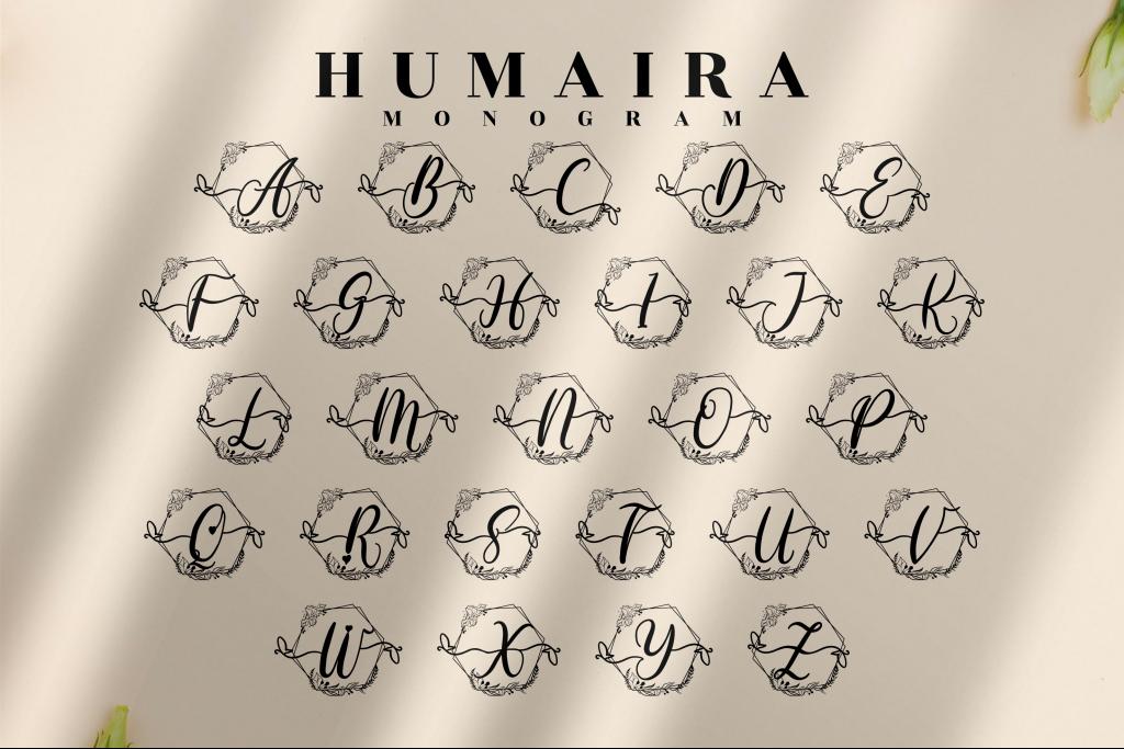 Humaira Monogram illustration 7