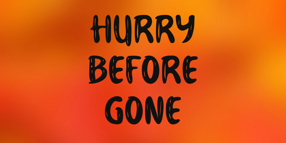 Hurry Before Gone Font · 1001 Fonts