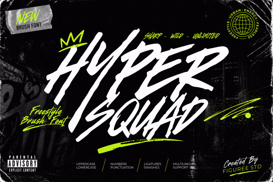 Hyper Squad by Figuree Studio — Free Font Download | NoBadFonts