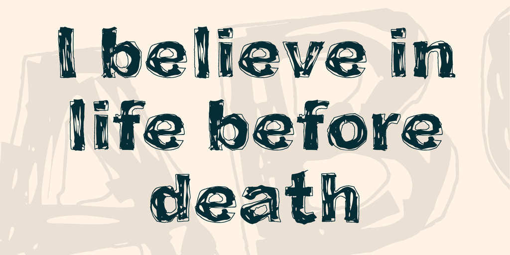 I believe in life before death illustration 14