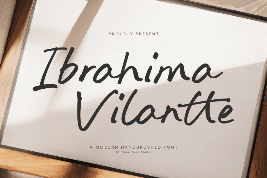 Ibrahima Vilantte Font · 1001 Fonts