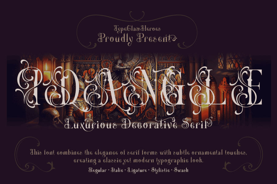 Idangle DEMO Font · 1001 Fonts