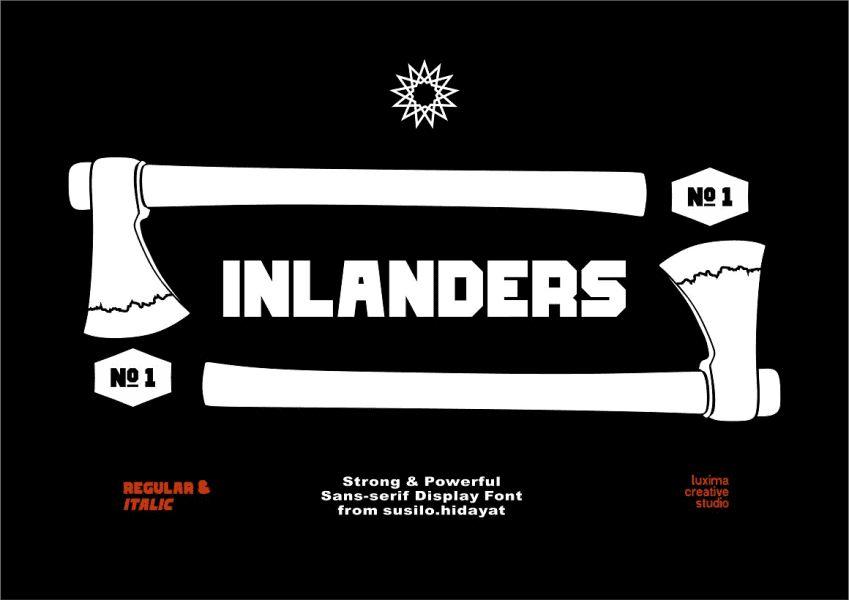 Inlanders Font · 1001 Fonts