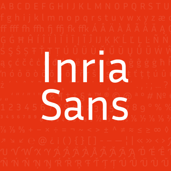 Inria Sans Font Family · 1001 Fonts