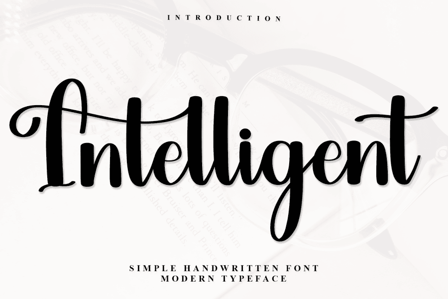 Intelligent Font · 1001 Fonts