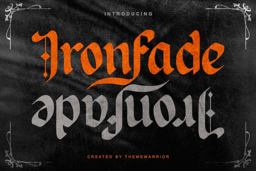 Blogfonts Iron Robe Ironfade Font · 1001 Fonts