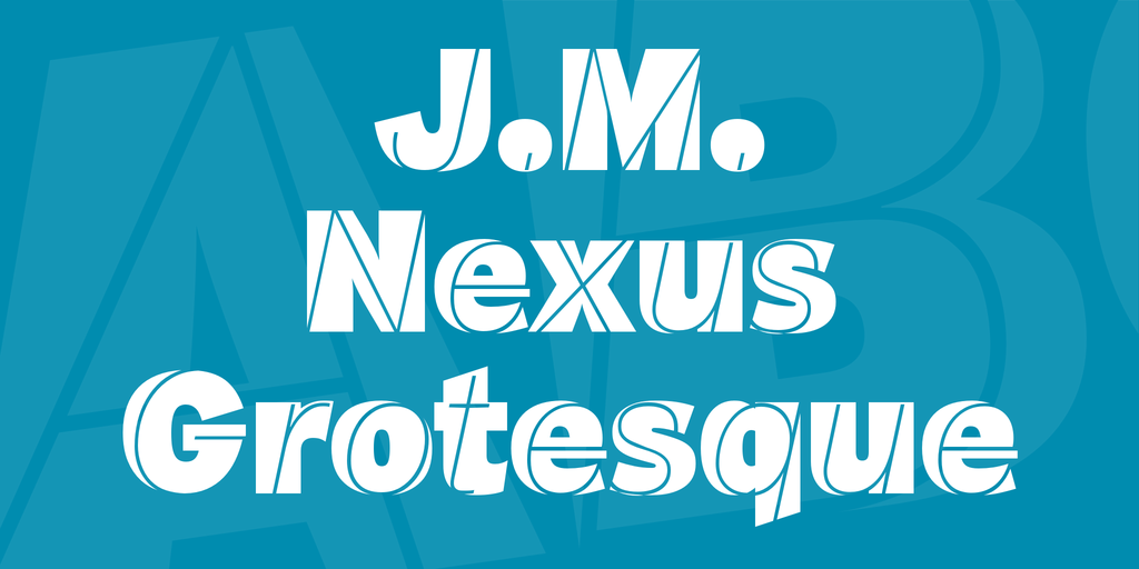 J.M. Nexus Grotesque illustration 2