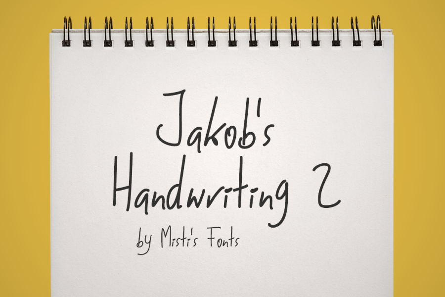 Jacob In Script Jakobs Handwriting 2 Font · 1001 Fonts