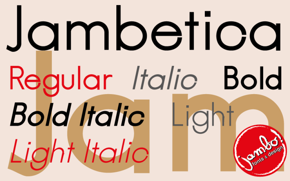 Jambo! Fonts & Design · 1001 Fonts