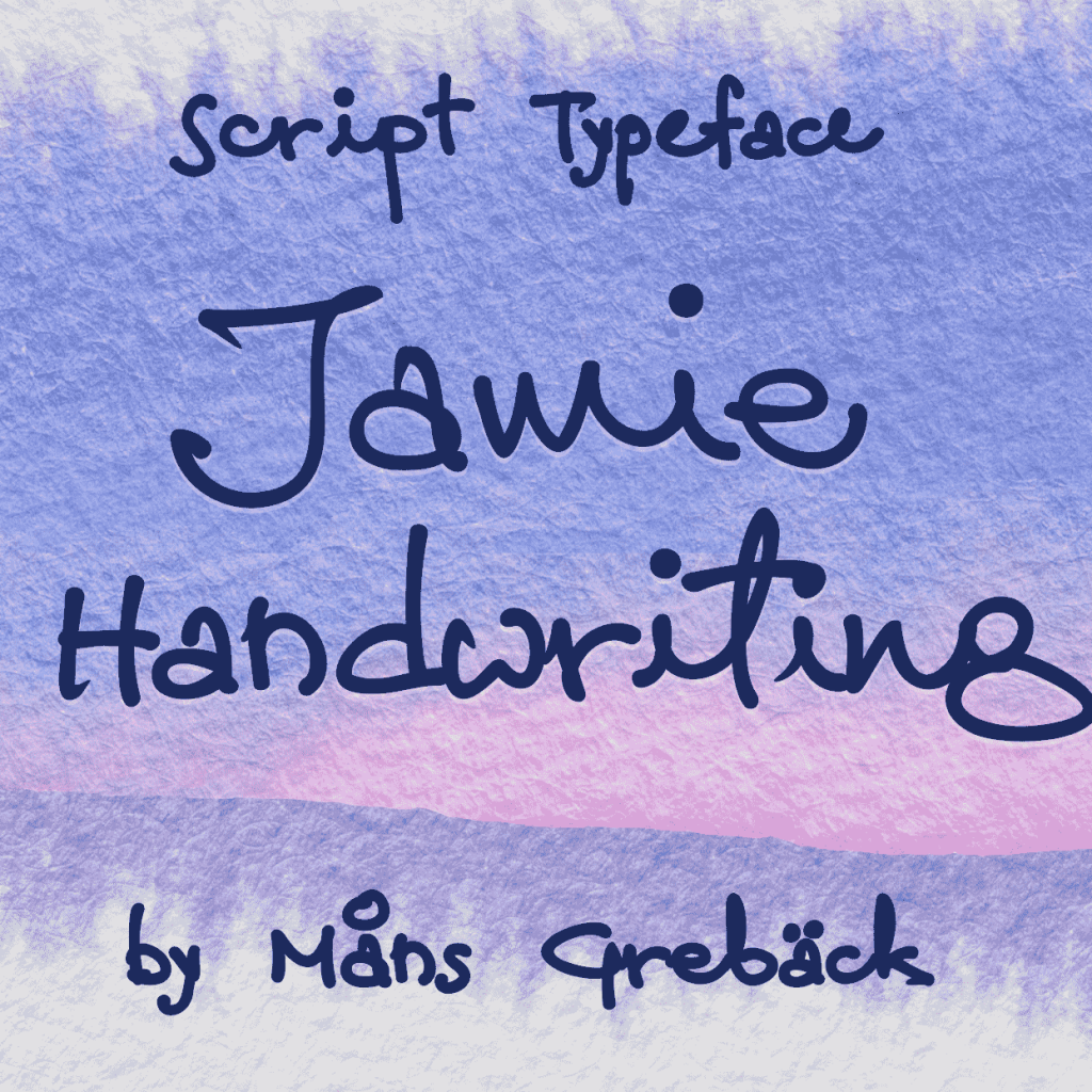 Jamie Handwriting PERSONAL USE illustration 4