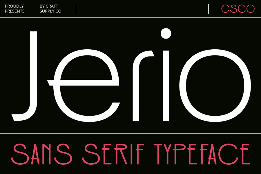 Jetro Font Jerio Demo Font · 1001 Fonts