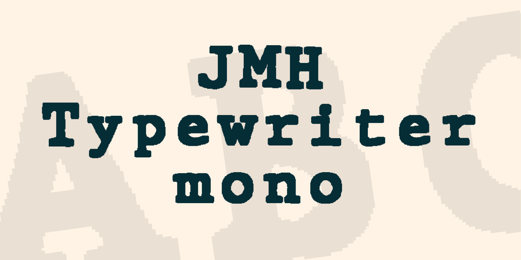 JMH Typewriter mono illustration 1