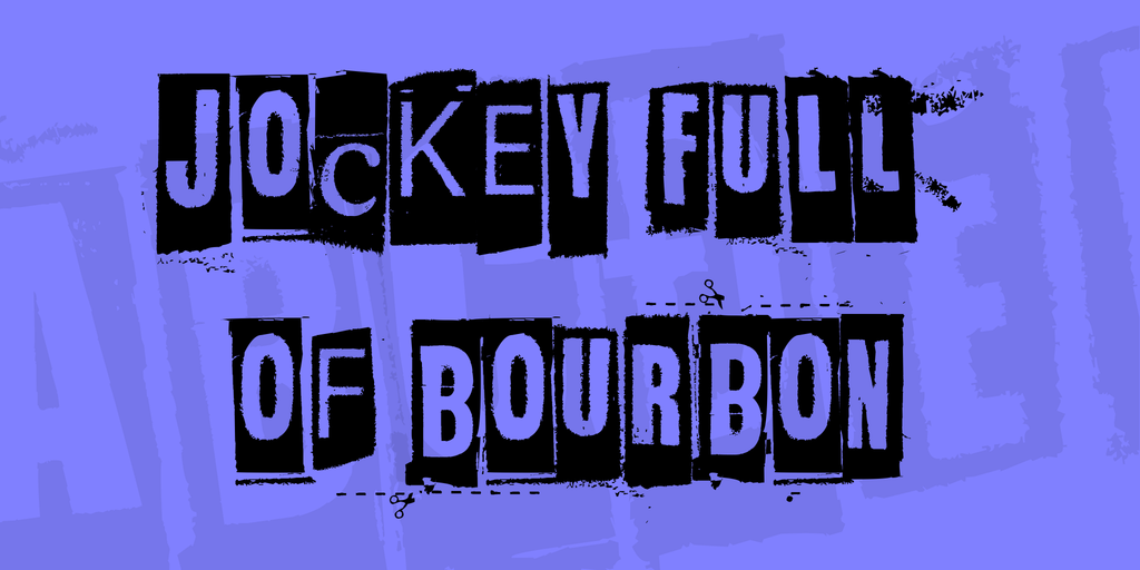 Jockey Full Of Bourbon illustration 1