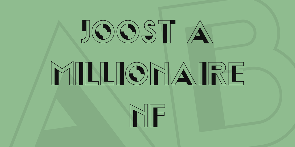 Joost A Millionaire NF illustration 1