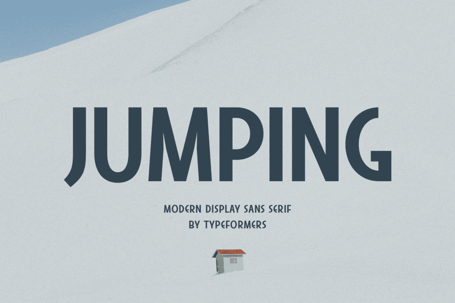 Jumping Typography Jumping Font · 1001 Fonts